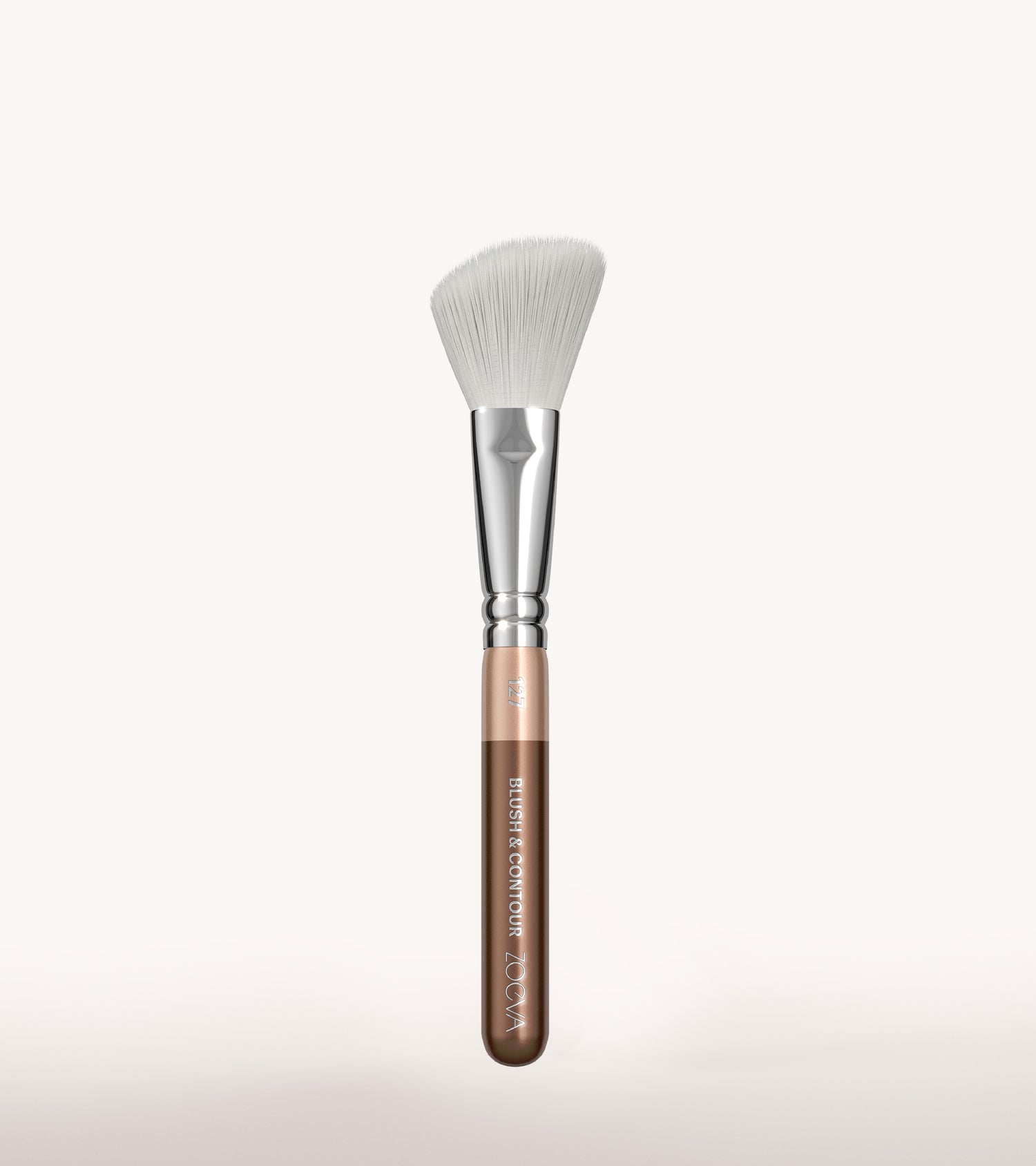 ZOEVA - 127 Blush & Contour Pinsel (Light Chocolate) - FACE BRUSH