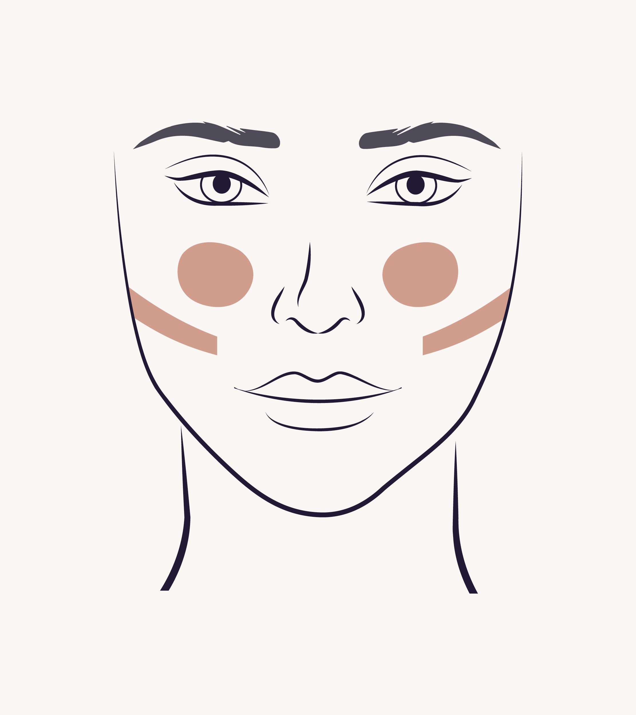 ZOEVA - 127 Blush & Contour Pinsel (Champagne) - FACE BRUSH