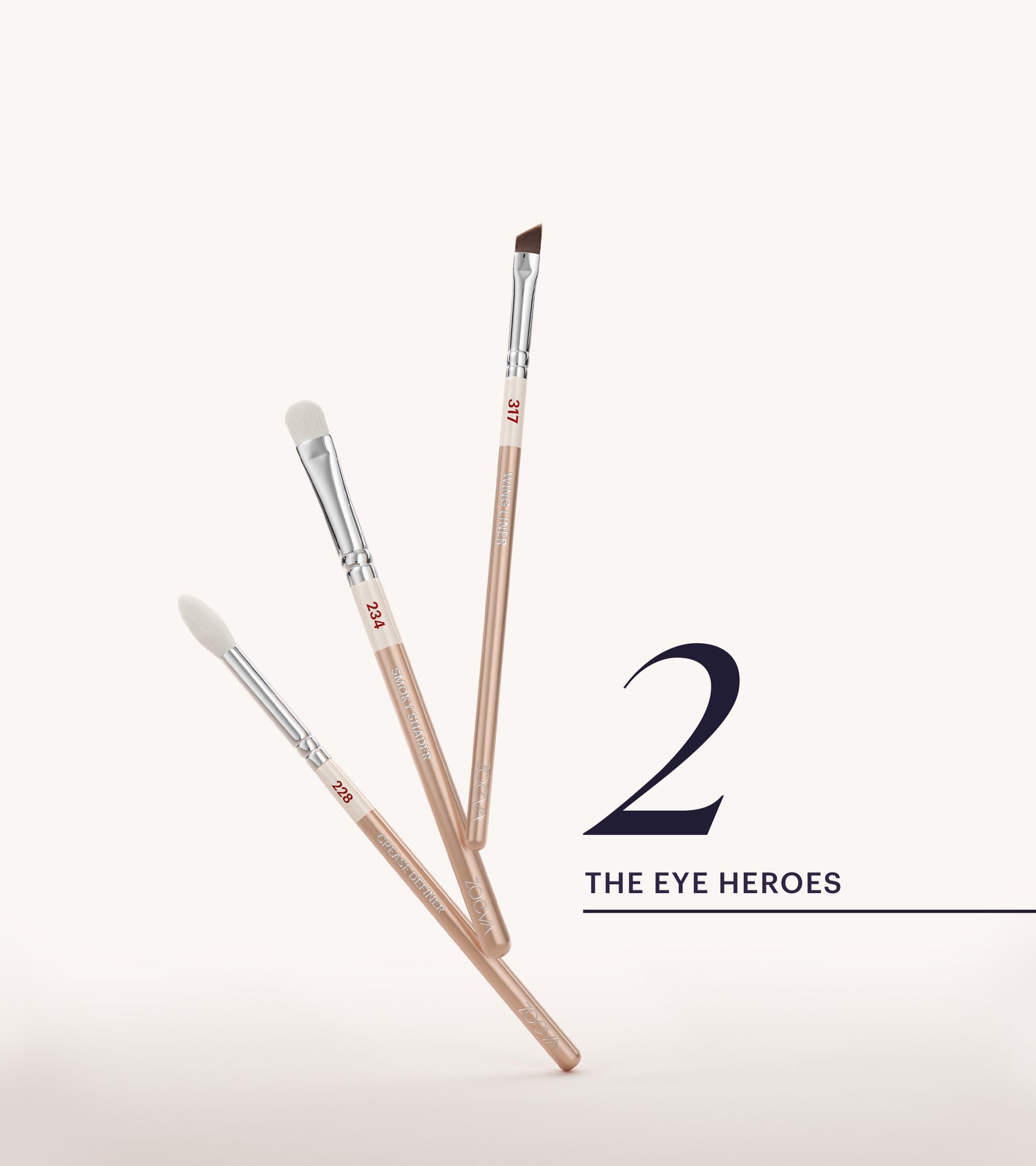 ZOEVA - The Artists Pinselset & Strap (CHAMPAGNE) - BRUSH SET