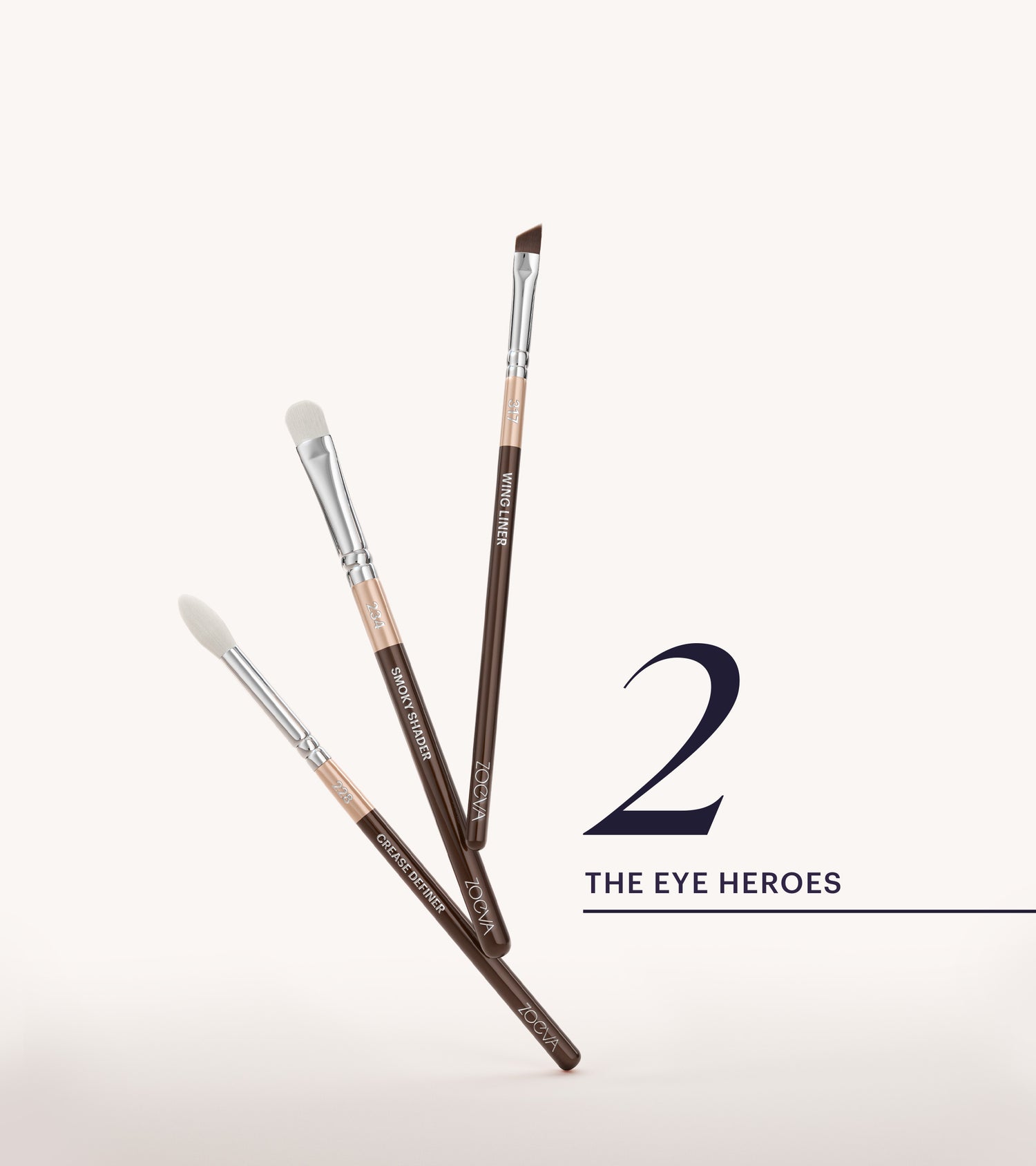 ZOEVA - The Artists Pinselset & Strap (CHOCOLATE) - BRUSH SET