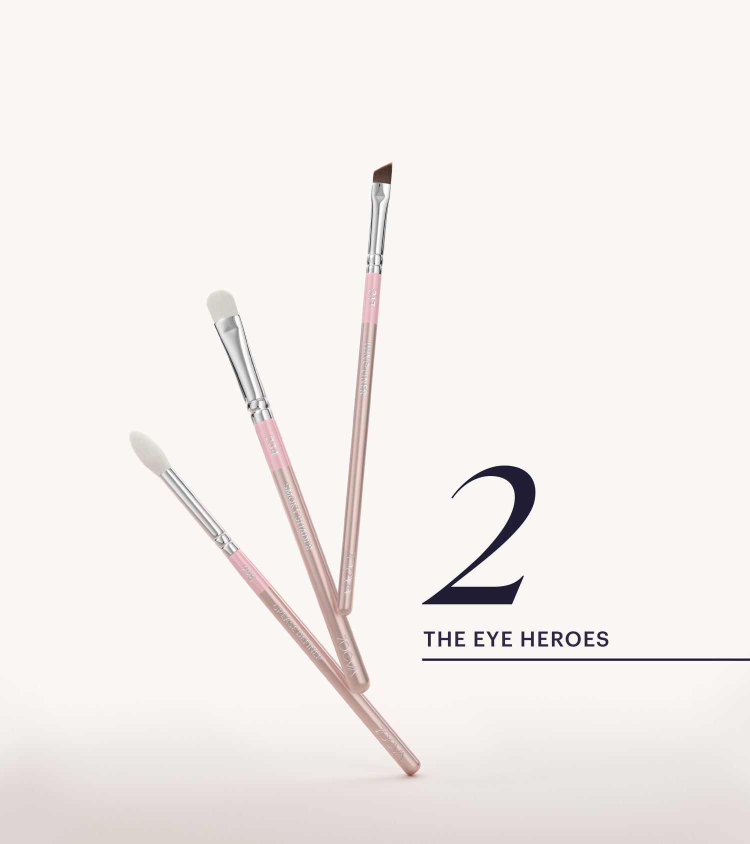 ZOEVA - The Artists Pinselset (Dusty Rose) - BRUSH SET