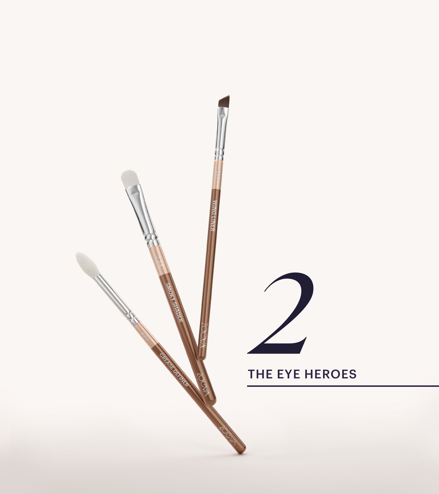 ZOEVA - The Complete Pinselset (Light Chocolate) - BRUSH SET