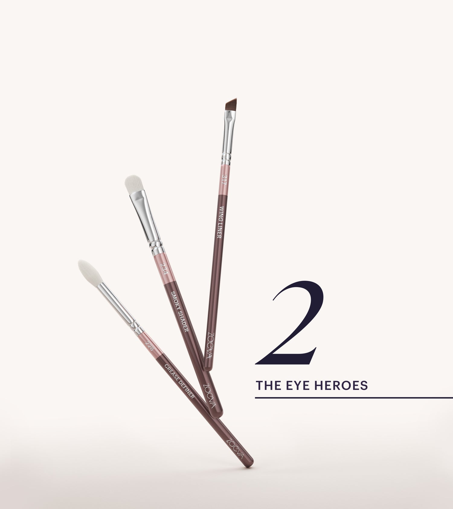 ZOEVA - The Complete Pinselset (Plum) - BRUSH SET