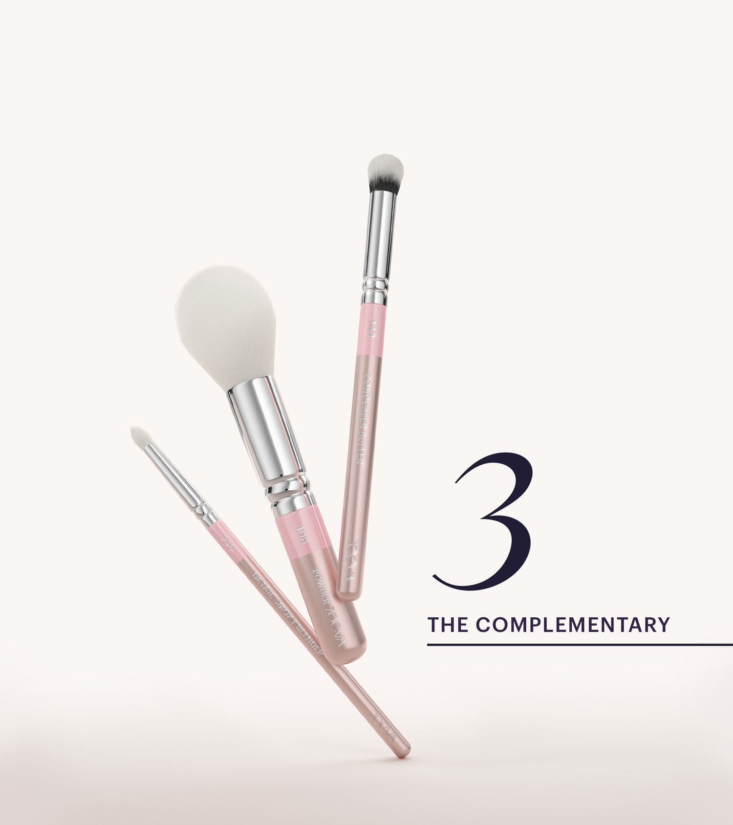 ZOEVA - The Complete Pinselset (Dusty Rose) - BRUSH SET