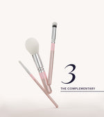 ZOEVA - The Complete Pinselset & Shoulder Strap  (DUSTY ROSE/BORDEAUX) - BRUSH SET