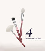 ZOEVA - The Zoe Bag & The Artists Pinselset (Dusty Bordeaux) - BRUSH SET