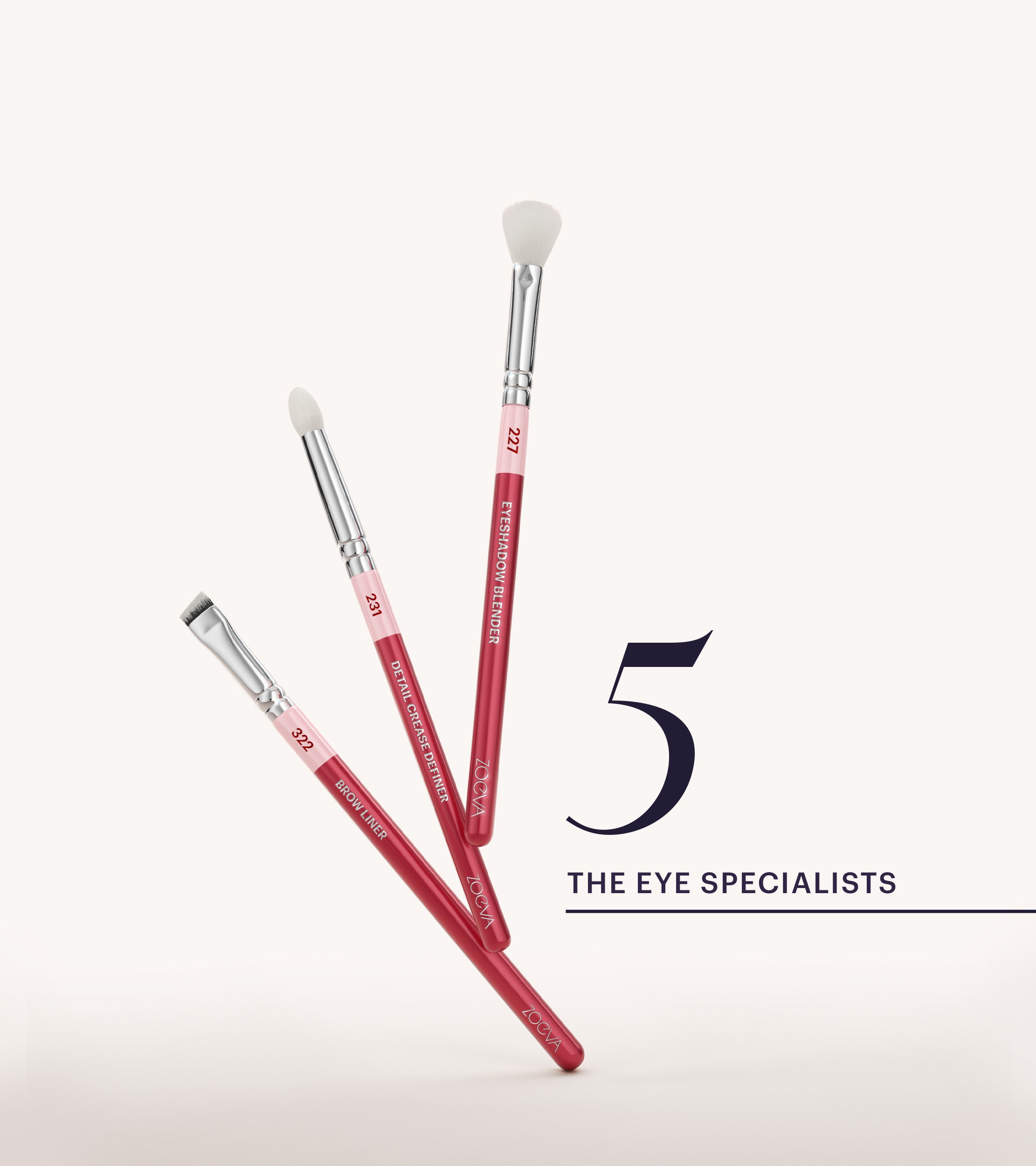 ZOEVA - The Artists Pinselset (Cherry) - BRUSH SET