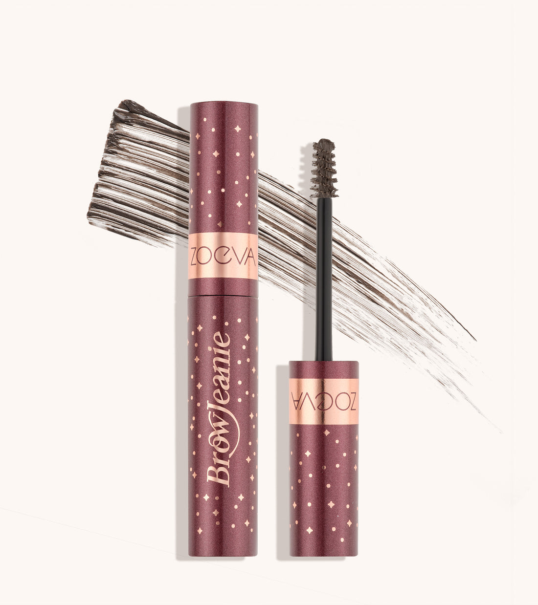 ZOEVA - Brow Jeanie Boosting Fibre Gel (Black Brown) - BROW GEL