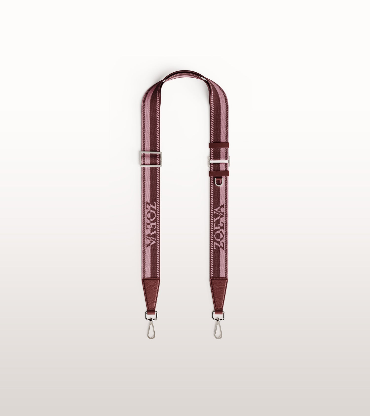 ZOEVA - The Complete Pinselset & Shoulder Strap  (DUSTY ROSE/BORDEAUX) - BRUSH SET