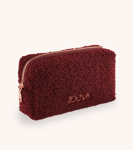 ZOEVA - Teddy Pouch Bag (Flat) (Bordeaux) - 