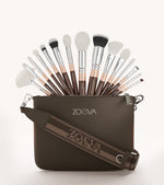 The Artists Brush Set & Shoulder Strap (Chocolate) Preview Image 1