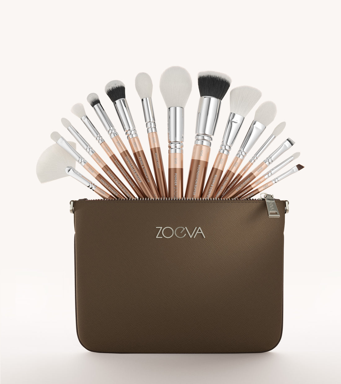 ZOEVA - The Artists Pinselset (Light Chocolate) - BRUSH SET