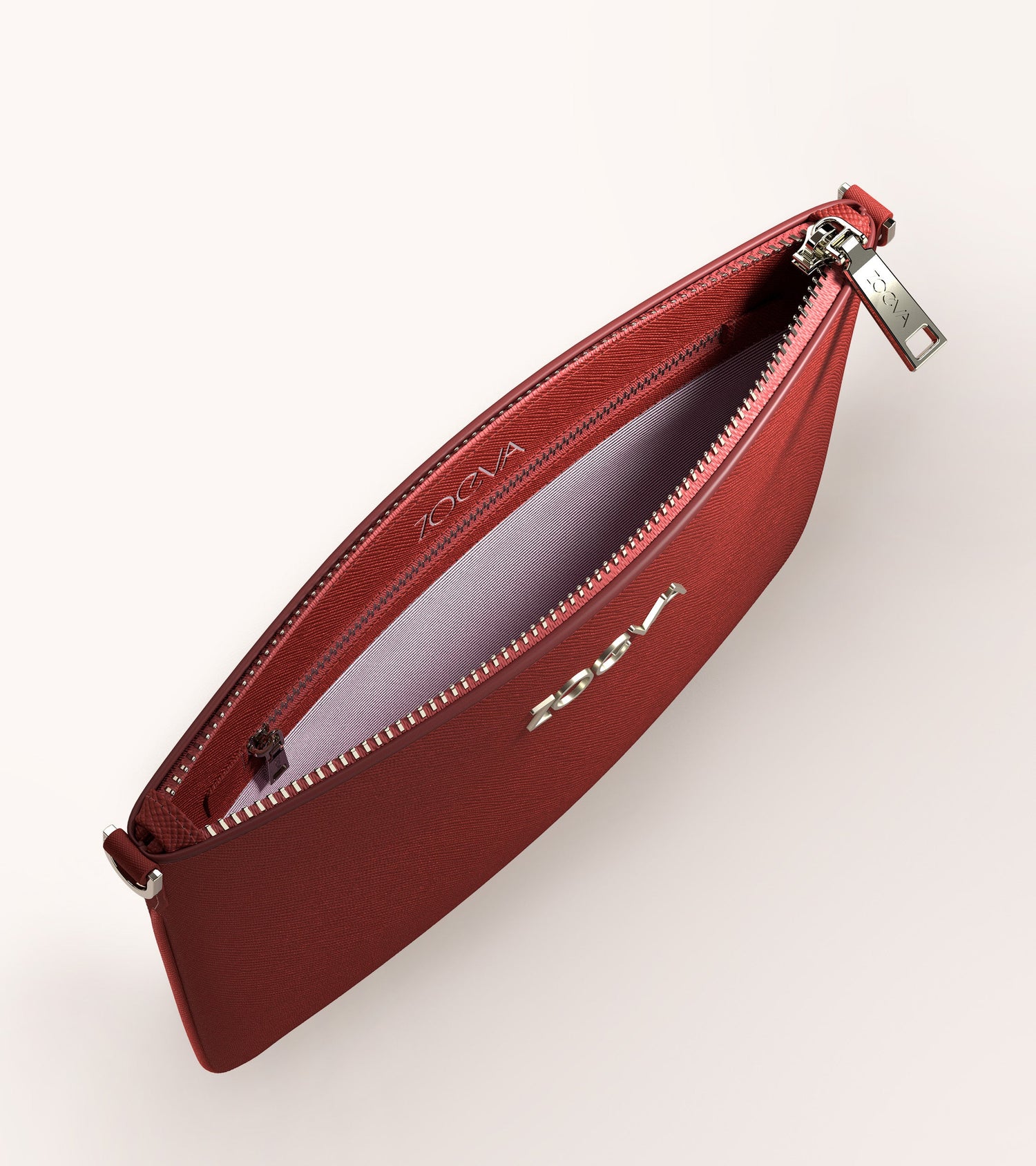 The Everyday Clutch & Shoulder Strap (Cherry) Main Image featured