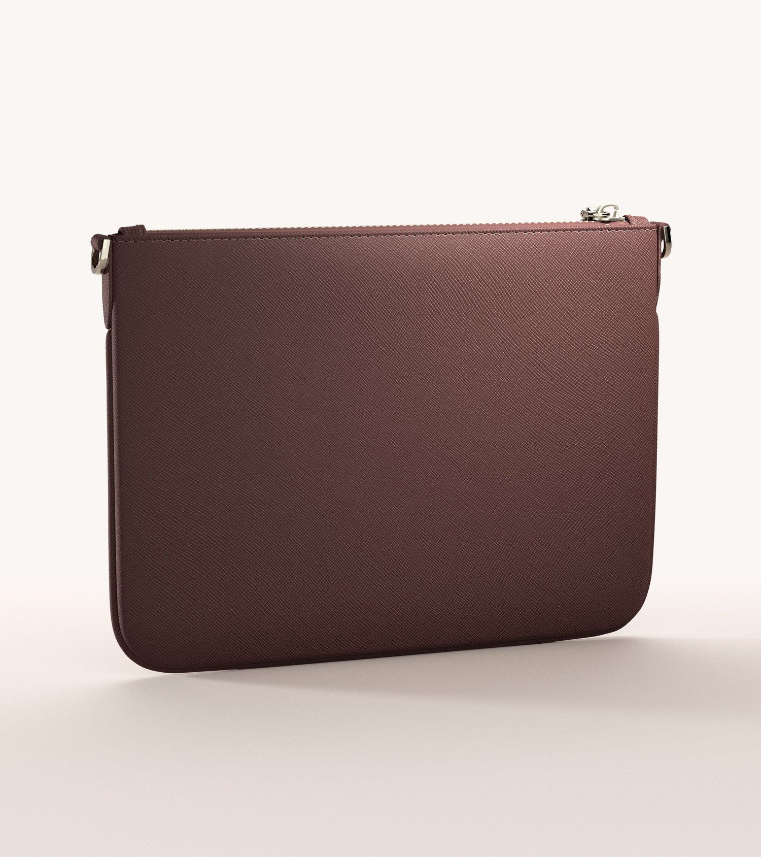 The Everyday Clutch & Shoulder Strap (Plum) Main Image featured