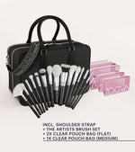 The Zoe Bag & The Artists Brush Set (Black) Preview Image 4