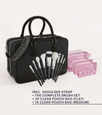 The Zoe Bag & The Complete Brush Set (Black) Preview Image 5