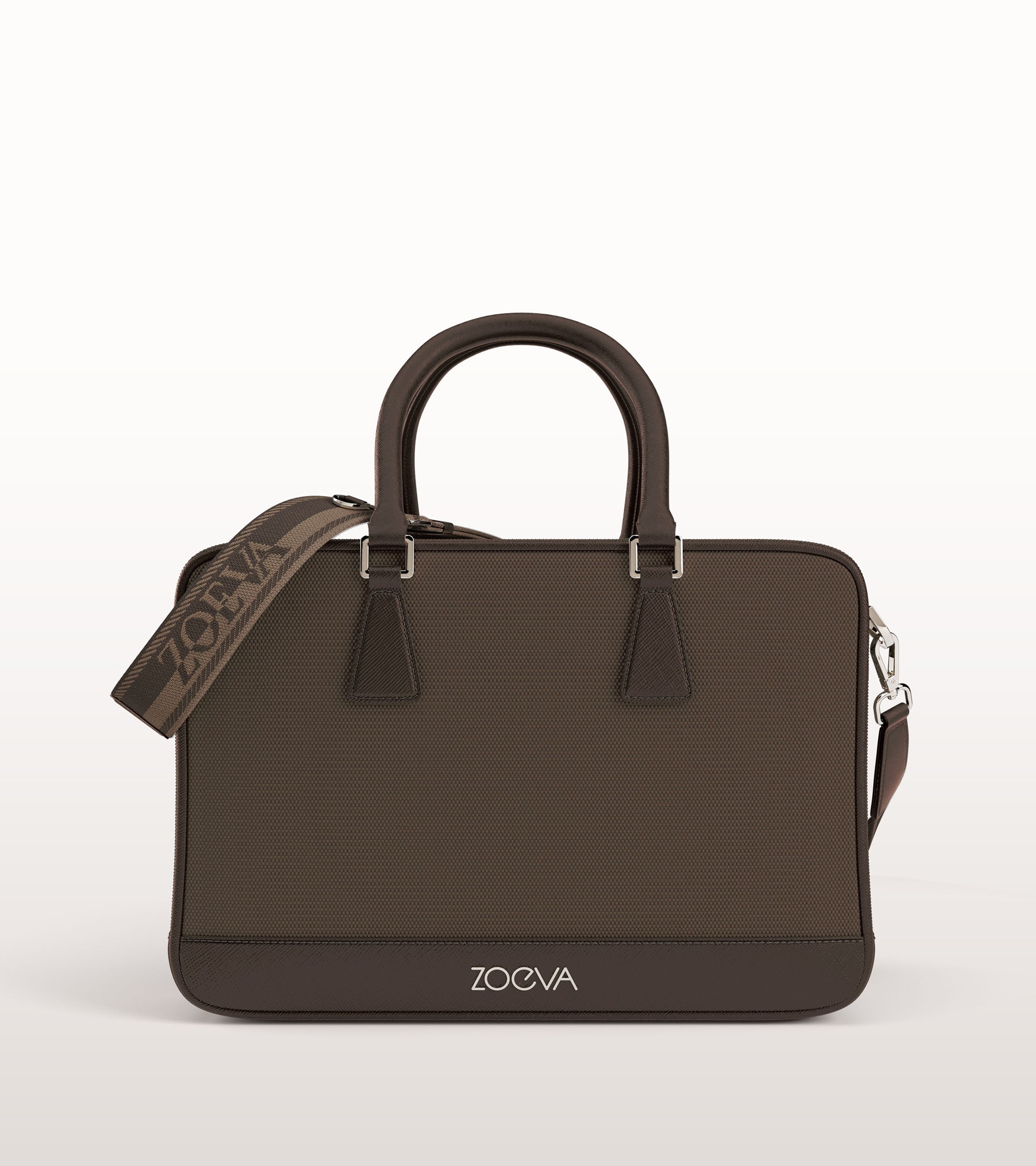 The Zoe Bag & The Artists Brush Set (Chocolate)