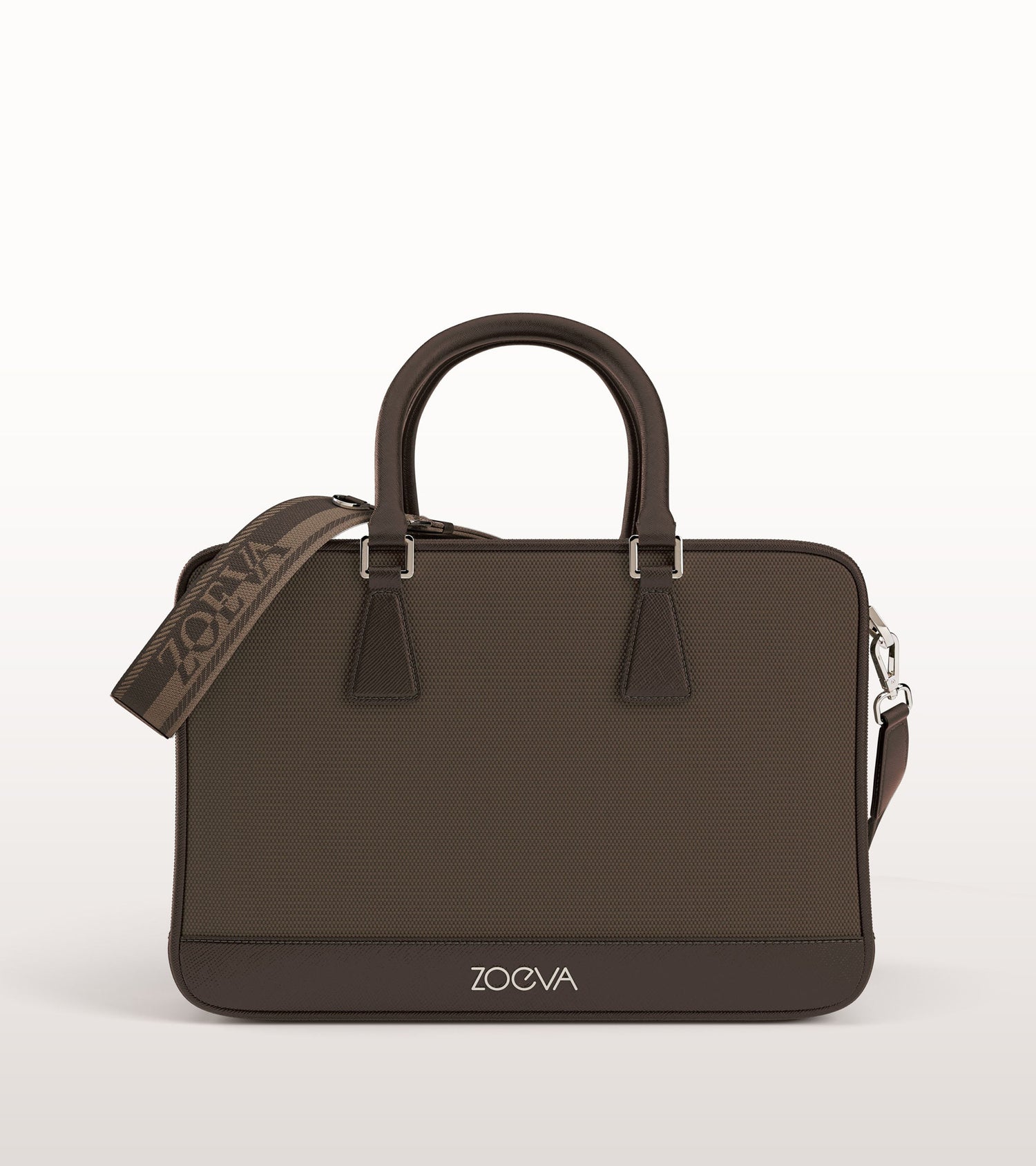 The Zoe Bag & The Complete Brush Set (Chocolate) Main Image featured