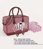 The Zoe Bag & The Complete Brush Set (Dusty Bordeaux) Preview Image 5