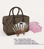 The Zoe Bag & The Complete Brush Set (Light Chocolate) Preview Image 4
