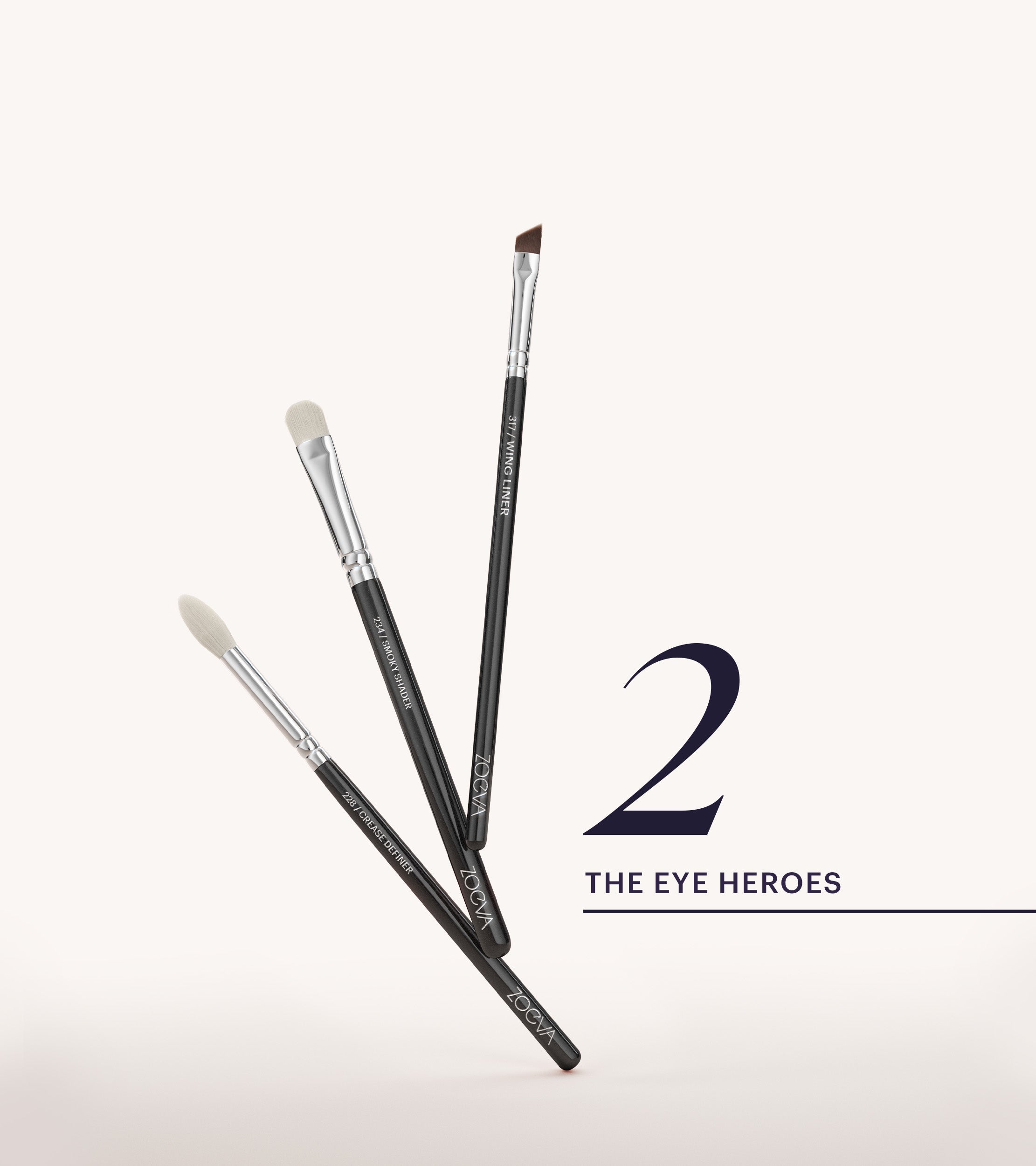 The Zoe Bag & The Complete Brush Set (Black)